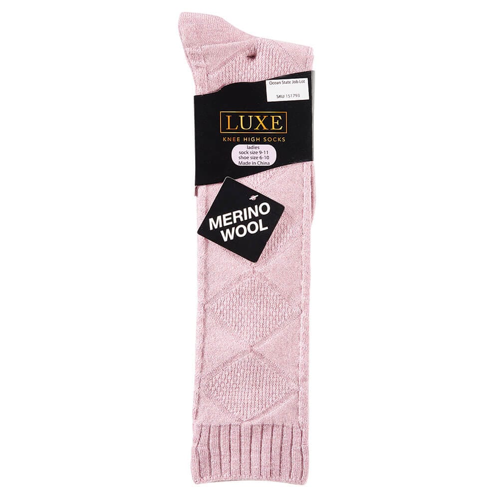 Luxe Women's Merino Wool Knee High Socks
