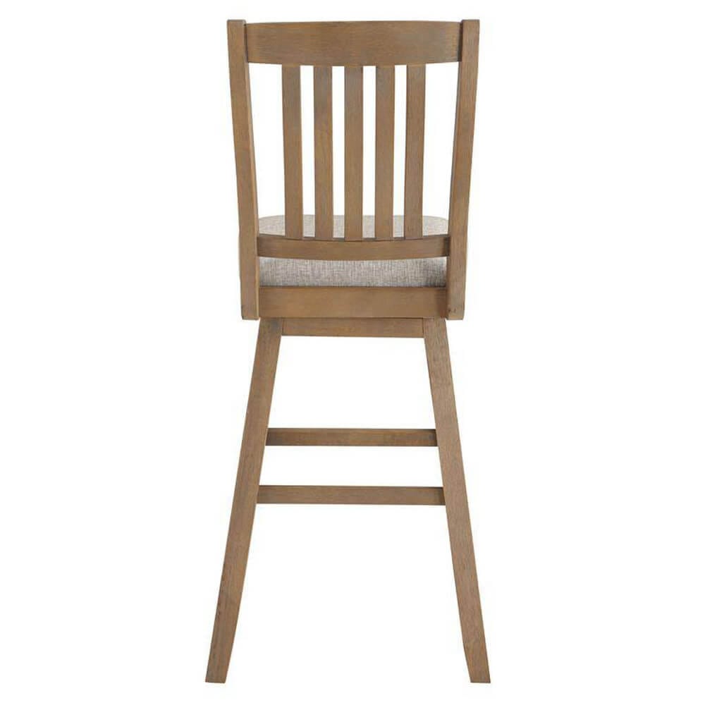 Home 2 Office 29" Madison Swivel Barstool, Washed Oak