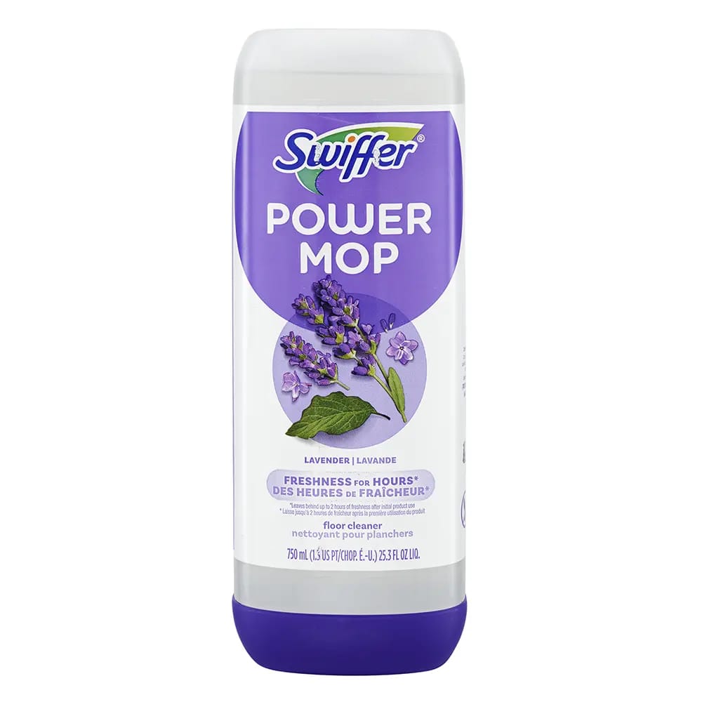 Swiffer Power Mop Lavender Floor Cleaner Refill, 25.3 oz