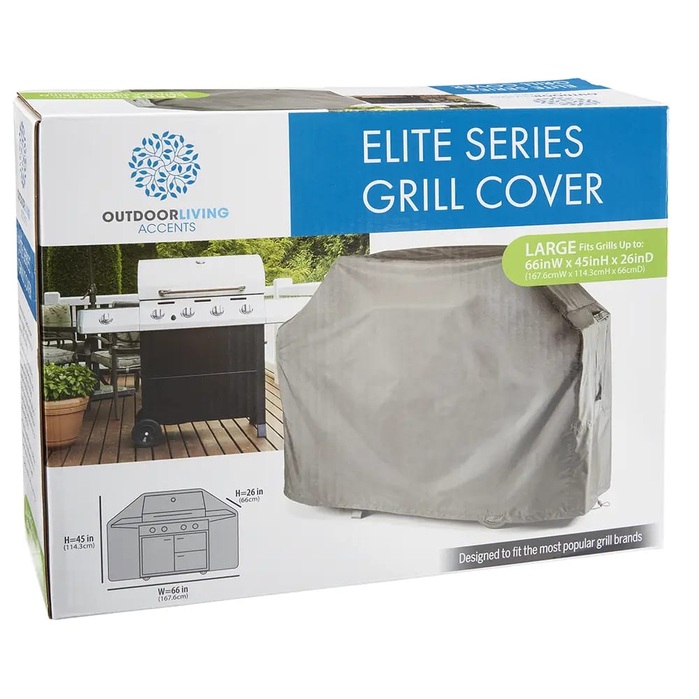 Outdoor Living Accents Elite Series Large Grill Cover, 66"