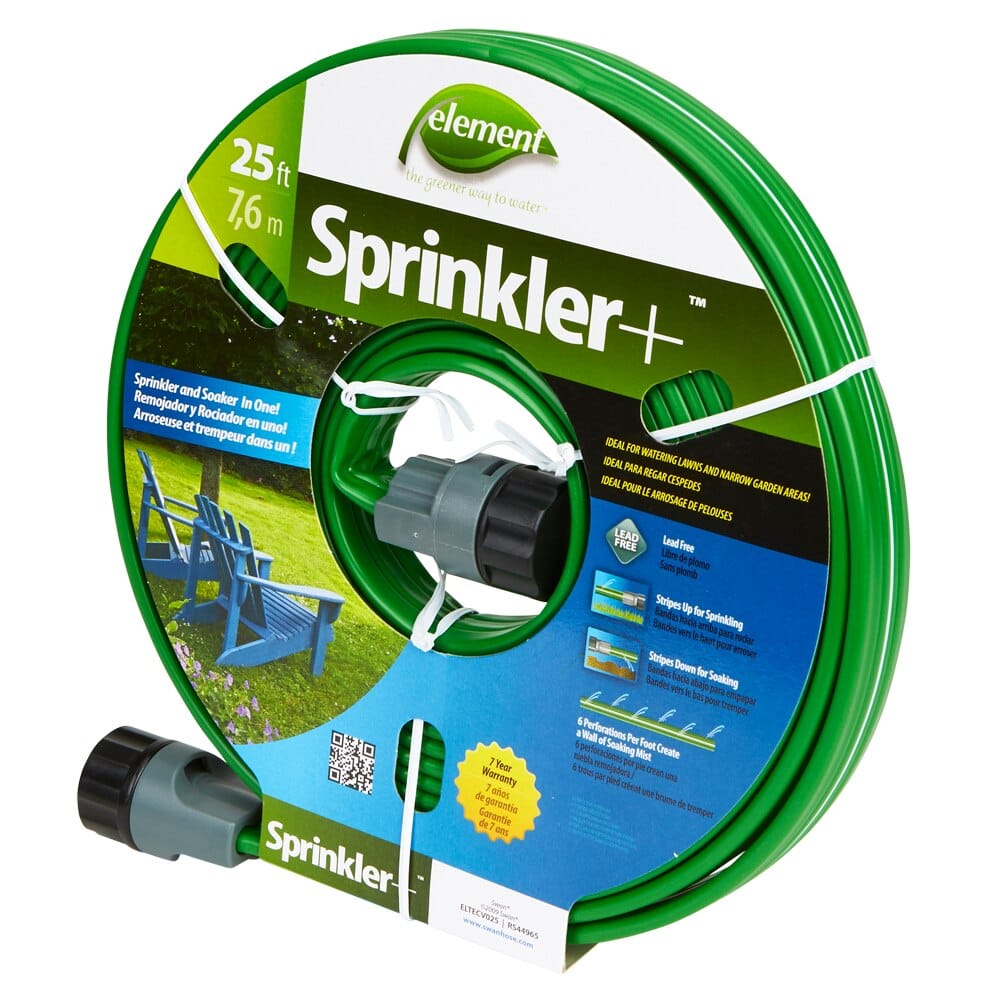 Element Sprinkler + Garden Hose, 25'