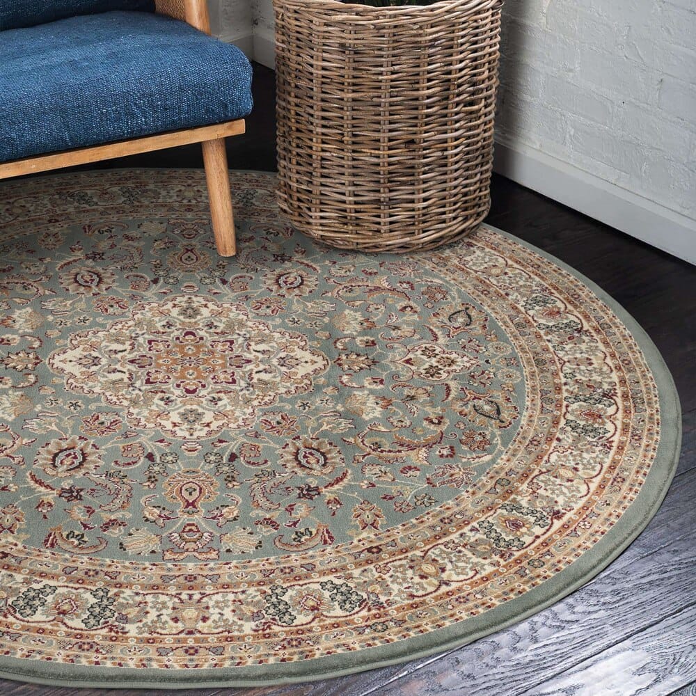 Valencia Area Rug, 5'5" Round 1 Million Point