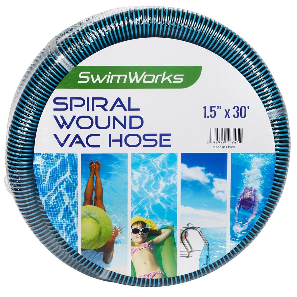 SwimWorks Spiral Wound Vacuum Hose, 1.5" x 30'