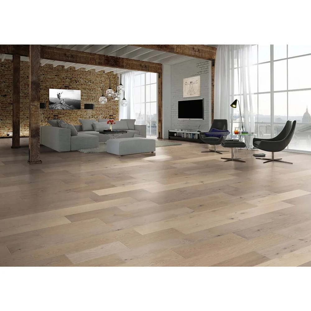 Bellawood Artisan 7/16" Wexford White Oak Distressed Engineered Hardwood Flooring, Blonde, 28.06 sq. ft. ($8.02/sq. ft.)