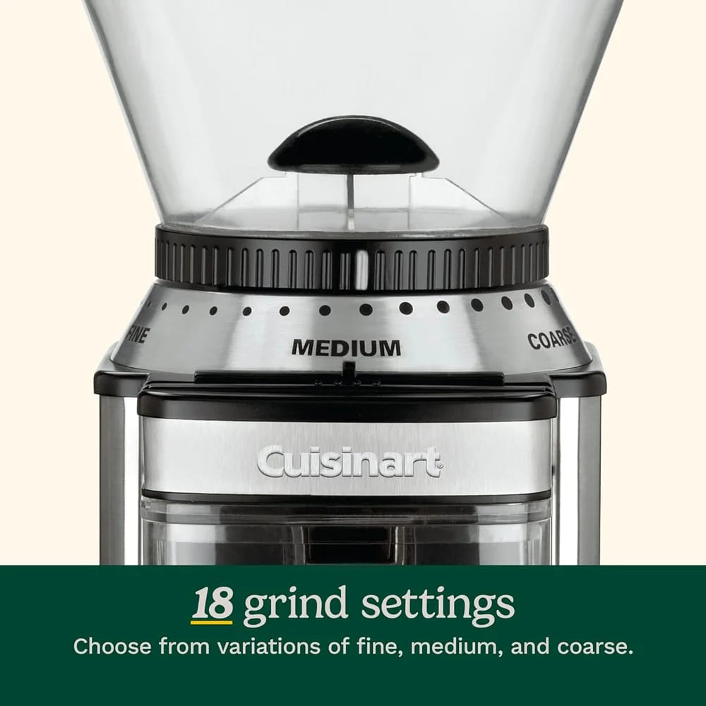 Cuisinart Electric Burr One-Touch Coffee Grinder (Factory Refurbished)