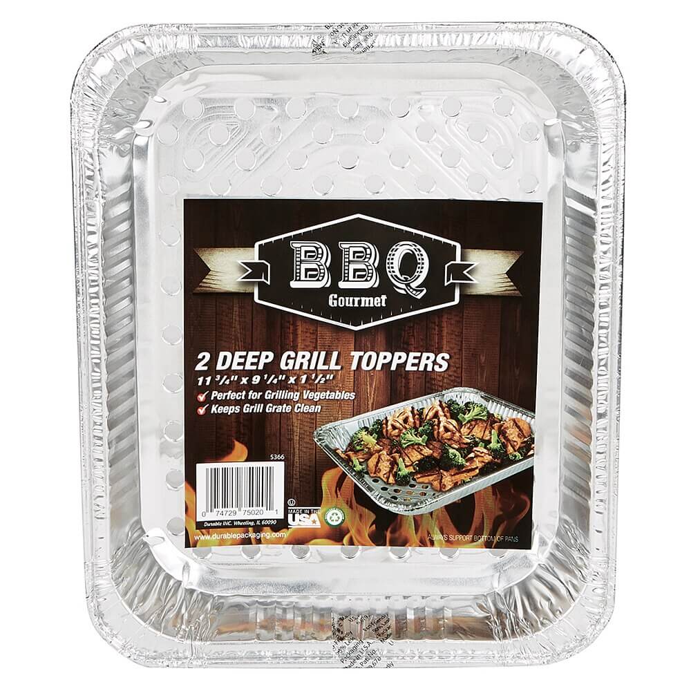 BBQ Gourmet Deep Grill Toppers, 2-Count