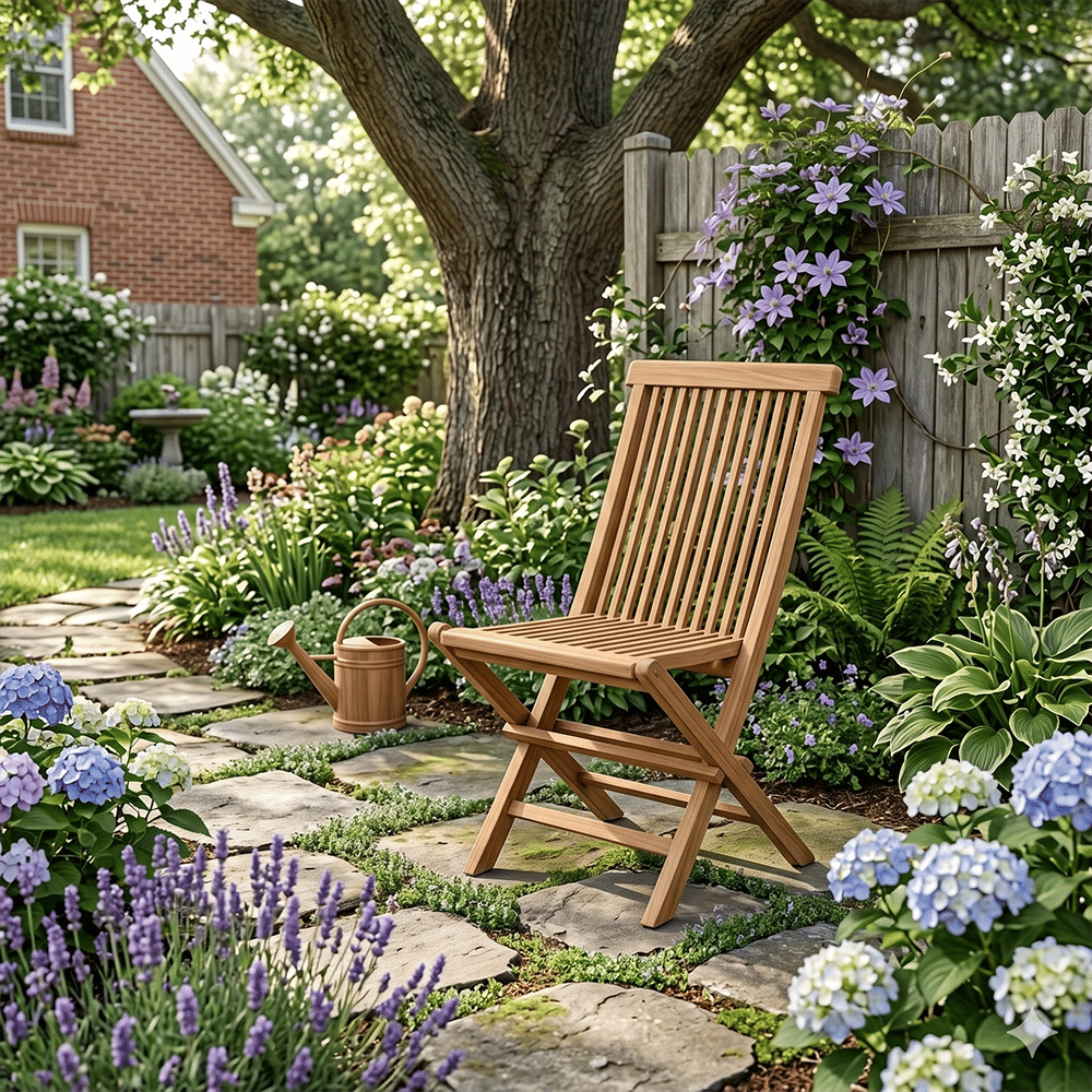 Teak Folding Chair
