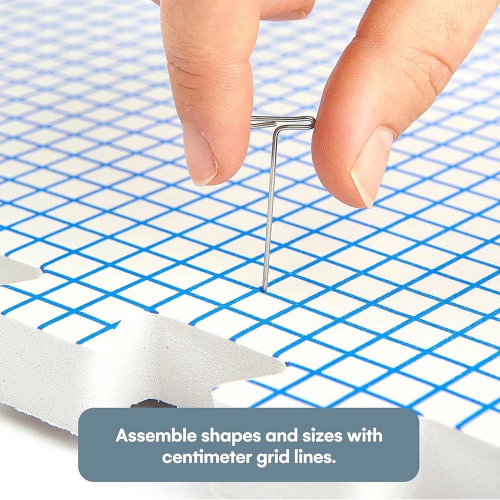 KnitIQ Centimeter Blocking Mats, Pack of 9