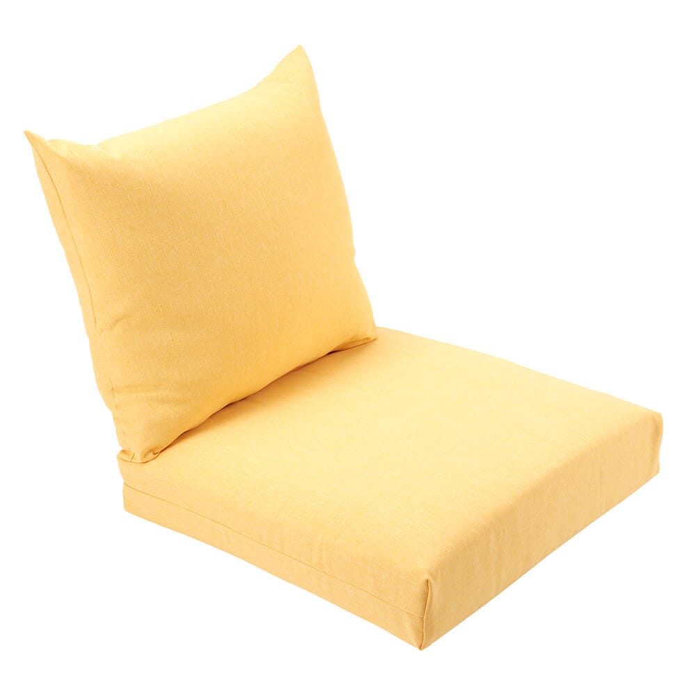 Deep Seat Outdoor Chair Cushion, Yellow