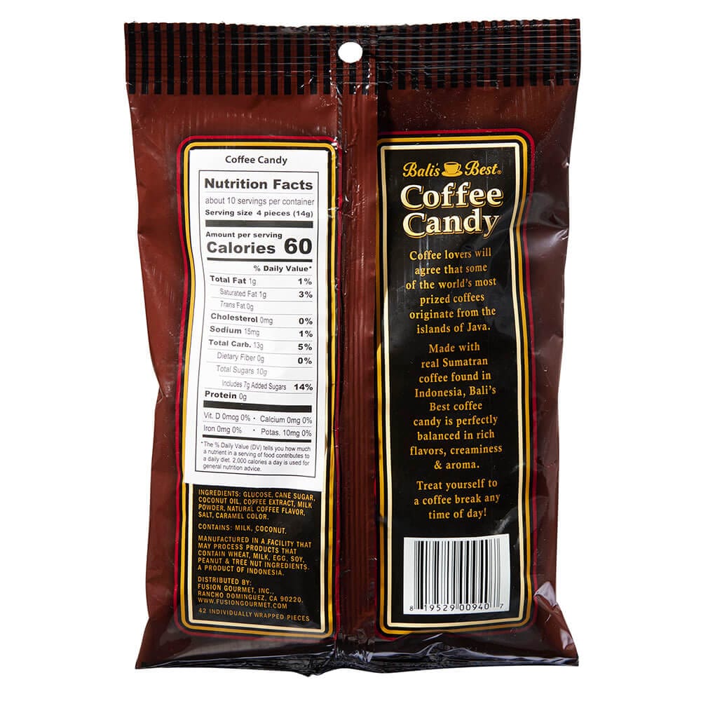 Bali's Best Coffee Candy, 5.3 oz