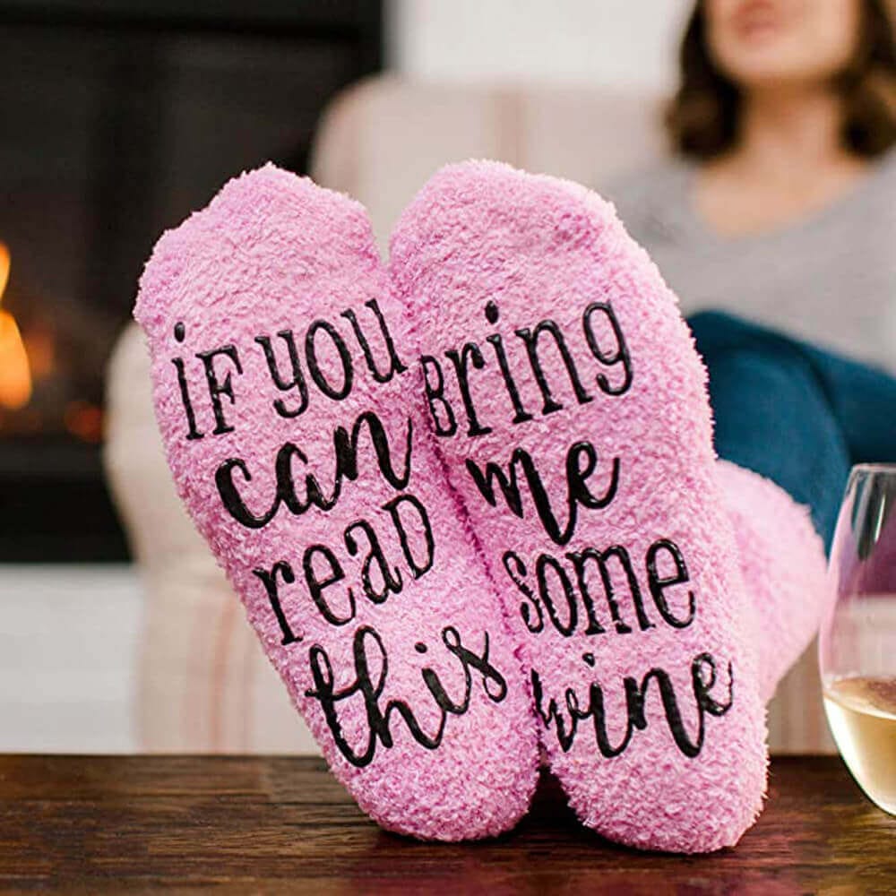 Cinch! Luxury Wine Socks with Cupcake Gift Packaging