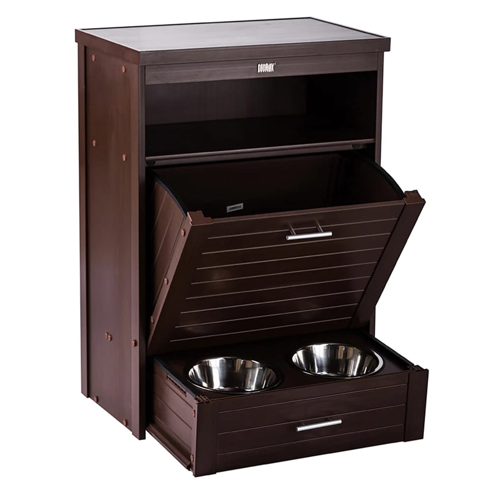 NewAgePet Brea Pantry Pet Diner, Russet