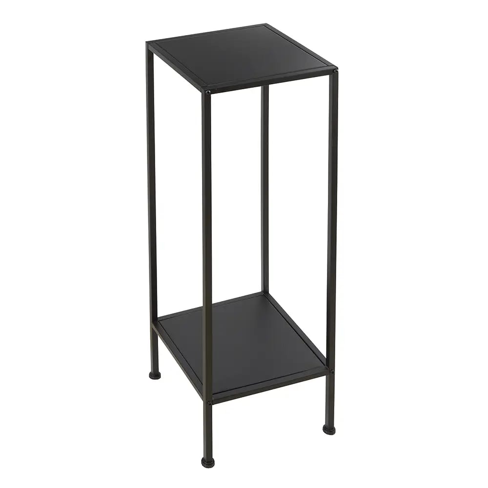 Idzo Tall Metal Plant Stand, Black