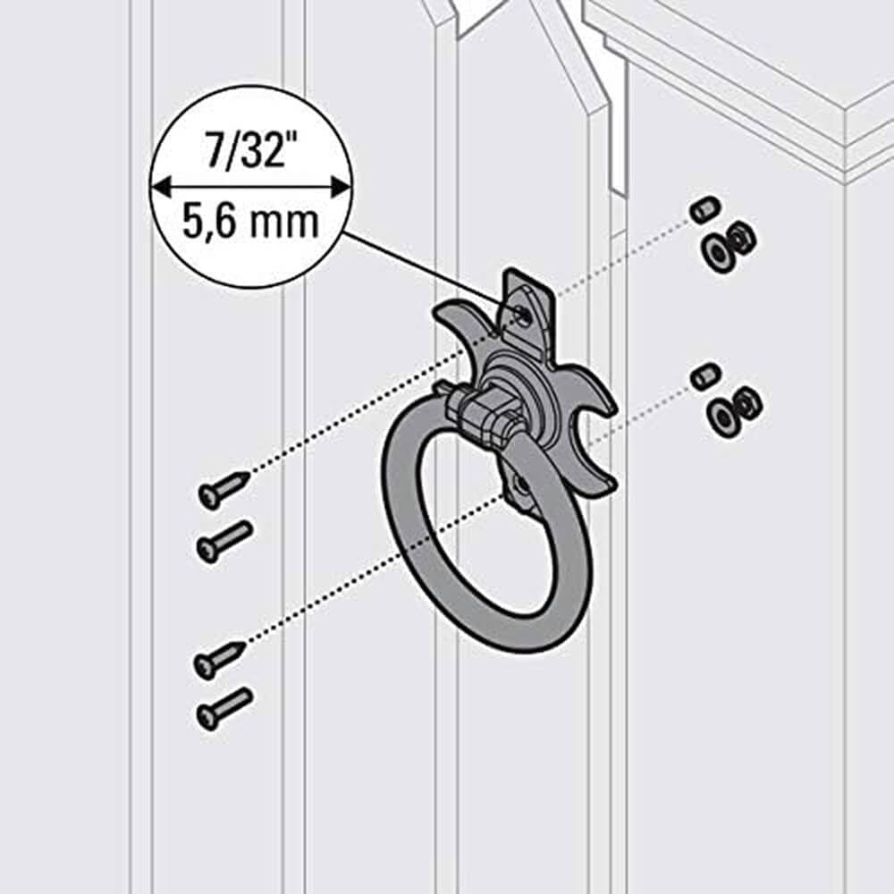 National Hardware Victorian Style Gate Suite Kit