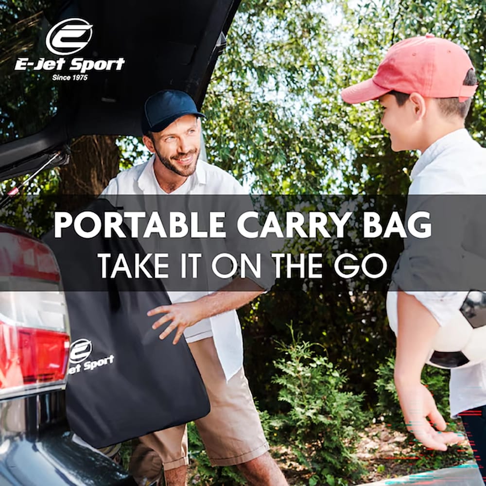 E-Jet Sport 4' x 3' Portable Quick Set Up Soccer Net, Blue, 2 Pack