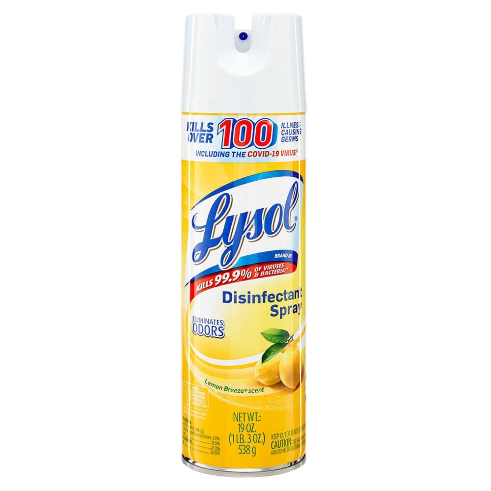 Lysol Lemon Breeze Disinfectant Spray, 19 oz
