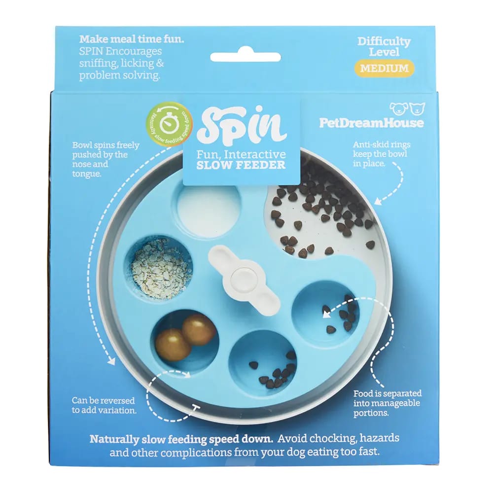 Pet Dream House Spin Bowl Interactive Feeder