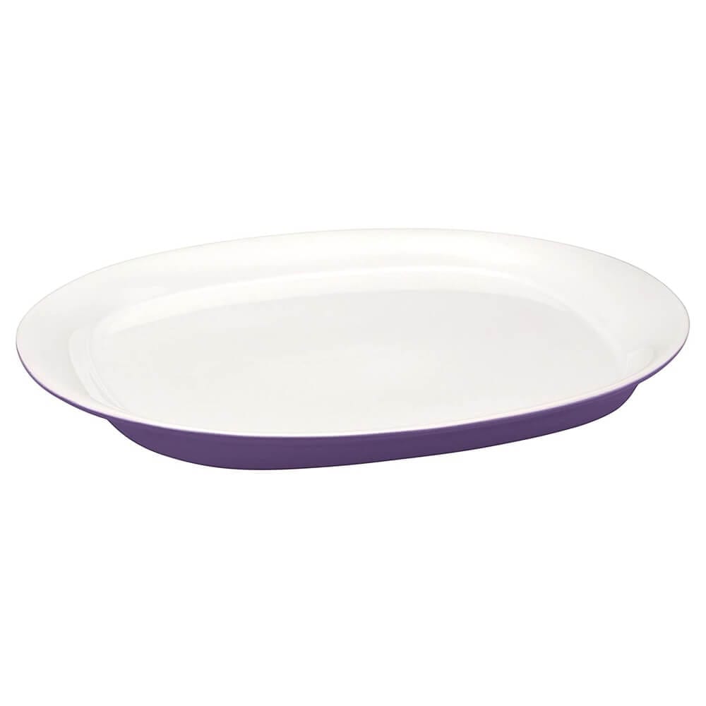 Rachael Ray Round & Square Serving Platter, Purple, 14"