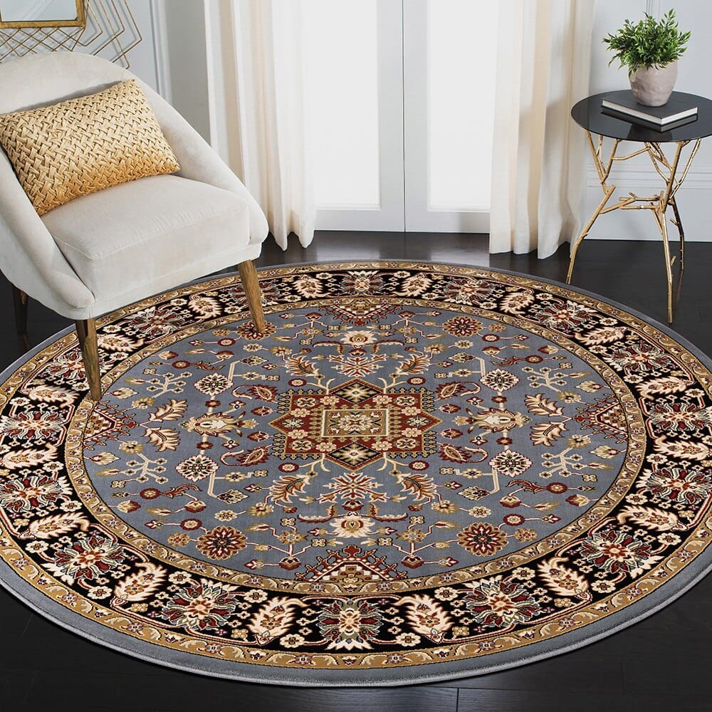 Newbury Area Rug, 5' 3" Round 1.5 Million Point