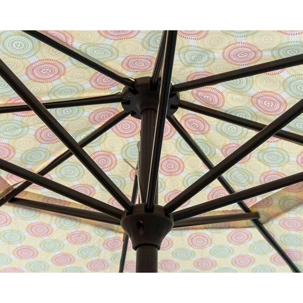 Pebble Lane Living 9' Round Patio Market Umbrella, Sunburst