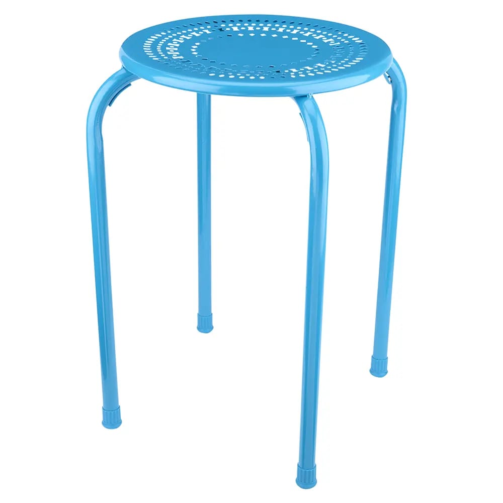 Stackable Metal Garden Plant Stand, Blue