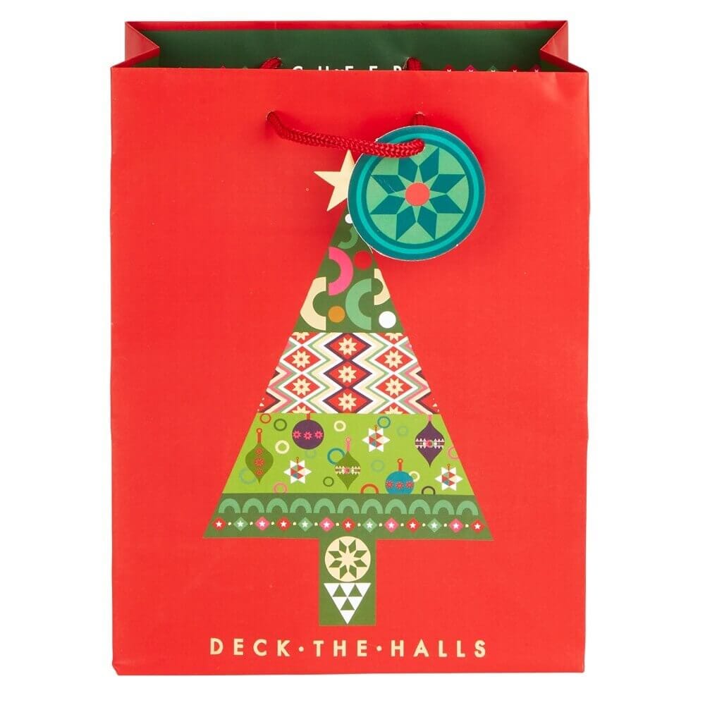 Medium Whimsical Christmas Gift Bag