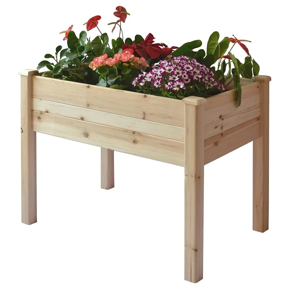Master Gardner Company Elevated Garden Planter Table, 36" x 24"