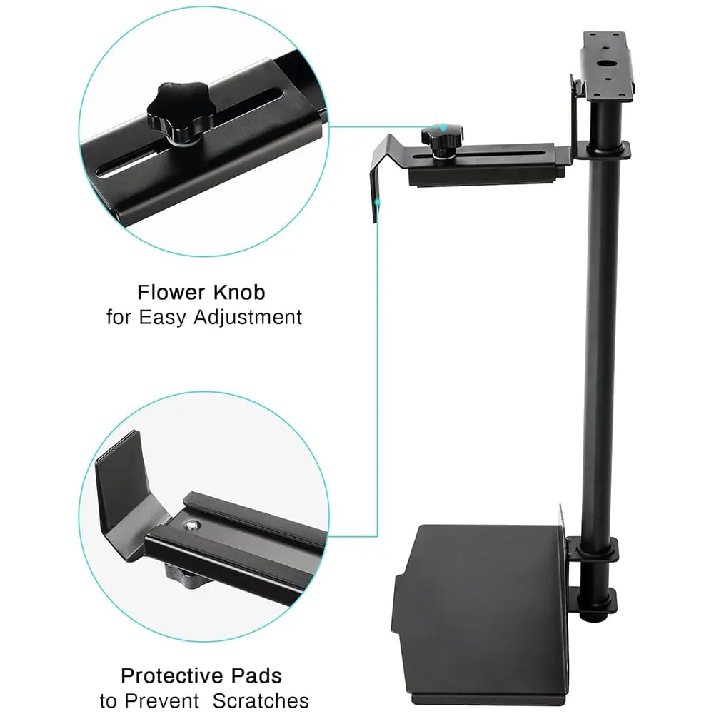 Eureka Ergonomic Adjustable CPU Holder, Black