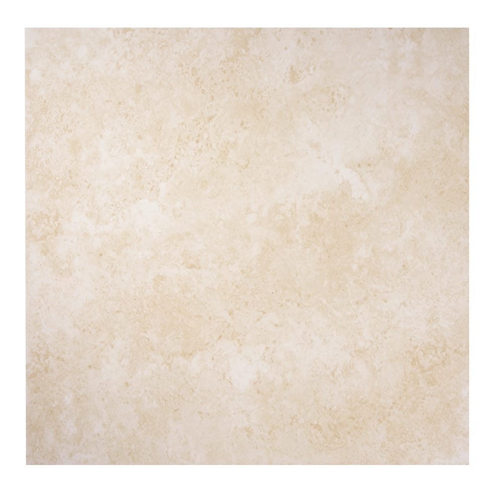 Cristal Ceramicas 13" x 13" Porcelain Square Tile, Cream