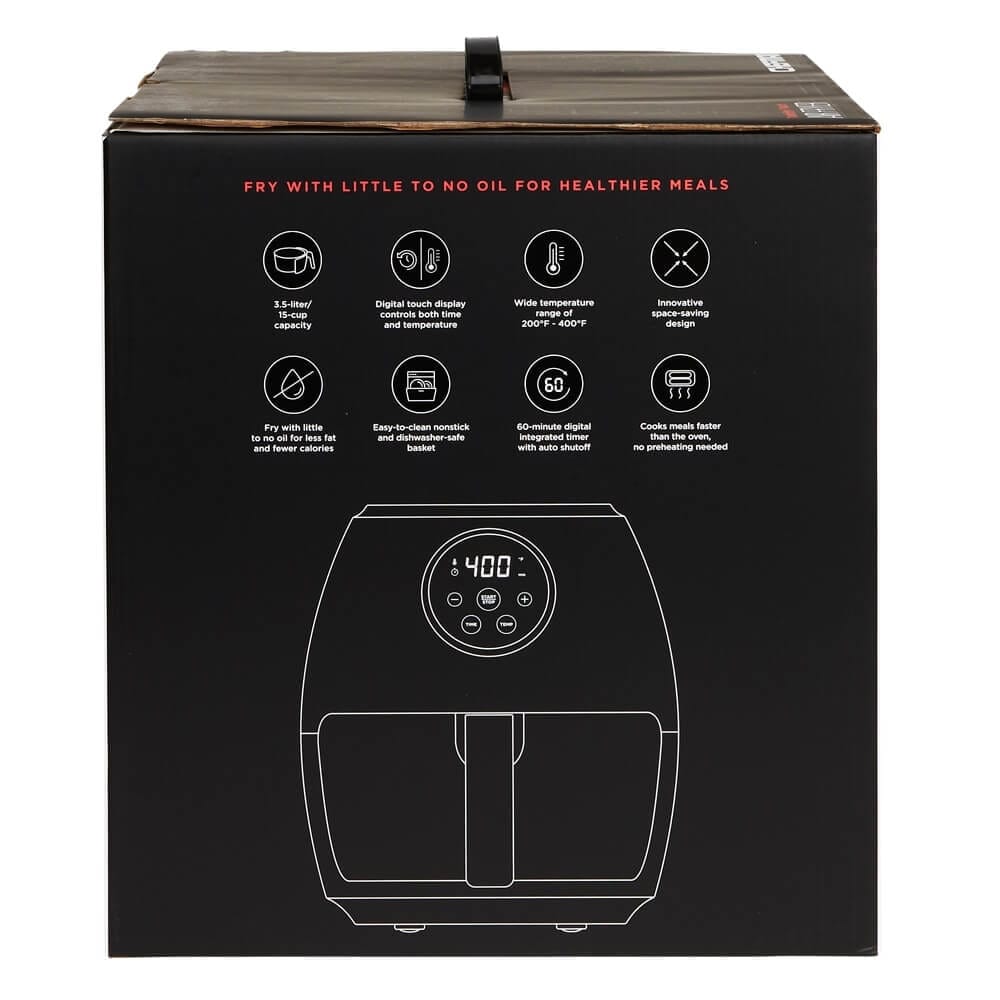 Chefman TurboFry Touch Air Fryer, 3.5 qt