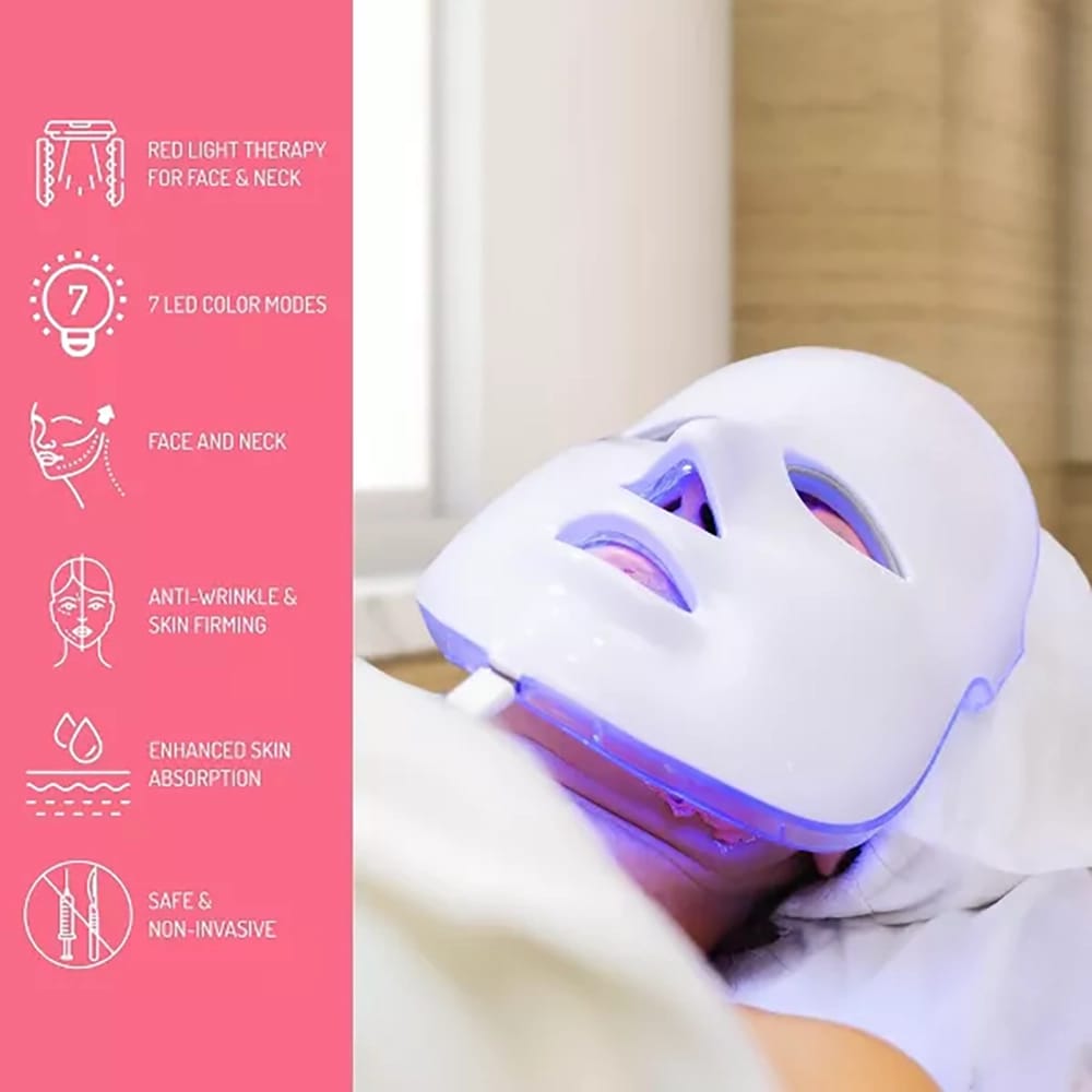 LED Light Therapy Face Mask 7 Color Skin Care Mask