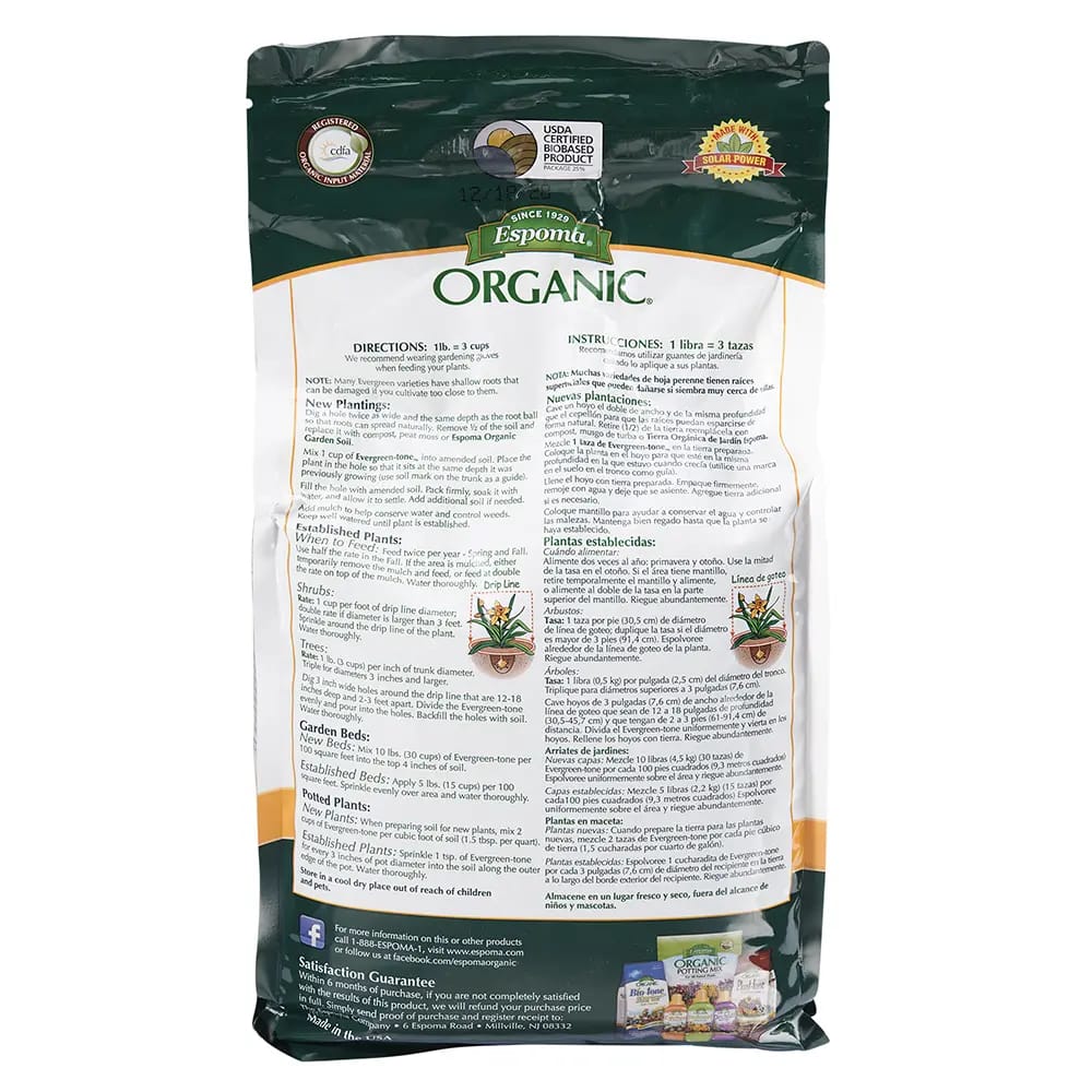 Espoma Organic Evergreen-Tone, 8 lbs