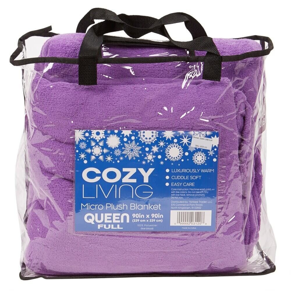 Cozy Living Full/Queen Micro Plush Blanket