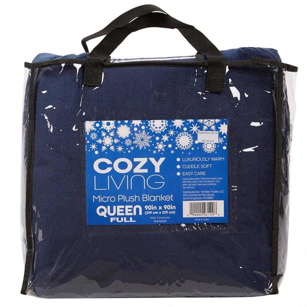 Cozy Living Full/Queen Micro Plush Blanket