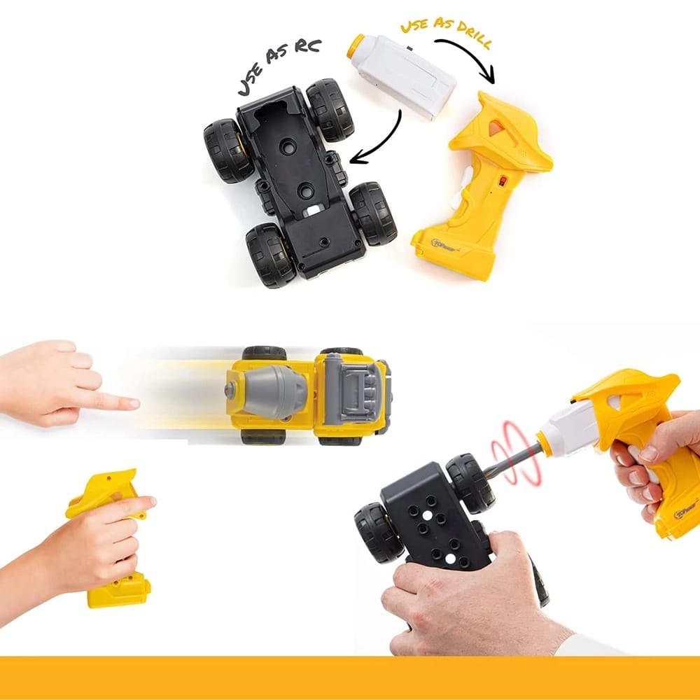 Top Race 3 in 1 RC DIY Construction Truck Set