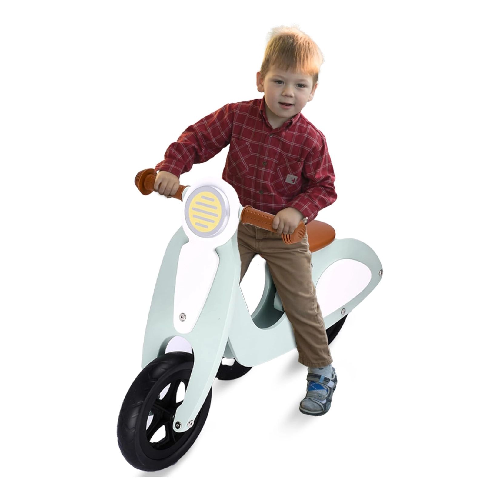 LAVA Sport Wooden Vespa Balance Bike, Mint