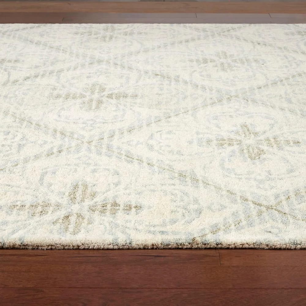 Lillian August Luisa Eloise Medallion Area Rug, 9' x 12', Blue/Ivory