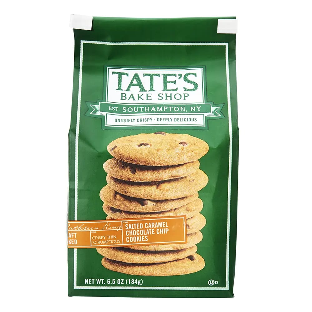 Tates Bake Shop Salted Caramel Chocolate Chip Cookies, 6.5 oz