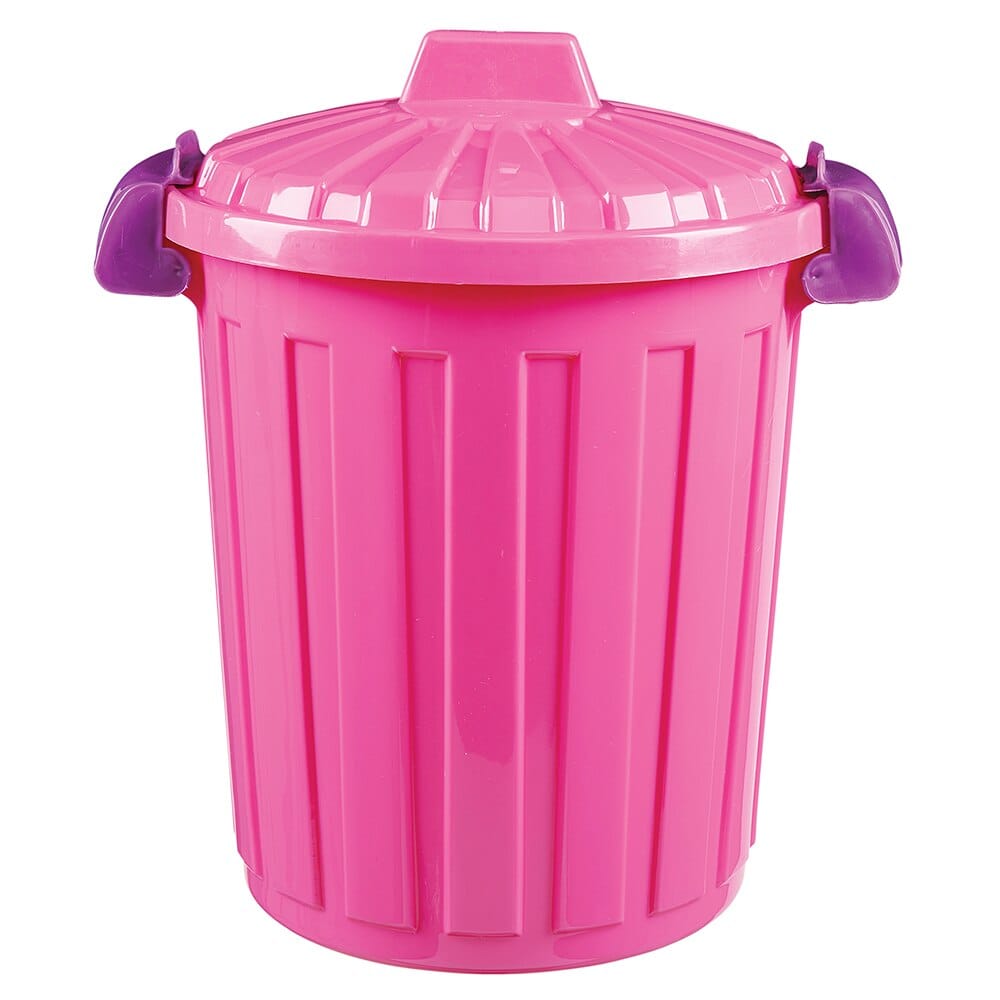 HemiCasa Small Oscar bin with Lid and Handles, 7 L