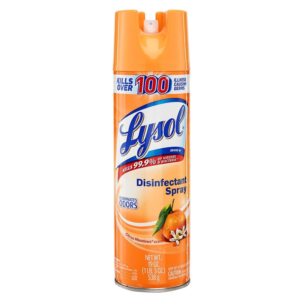 Lysol Citrus Meadows Disinfectant Spray, 19 oz