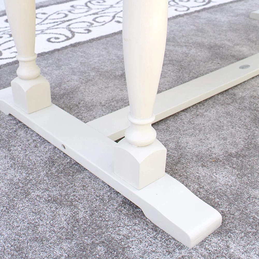 Acacia Rectangle Dining Table, Light Gray, 73" x 36" x 29"