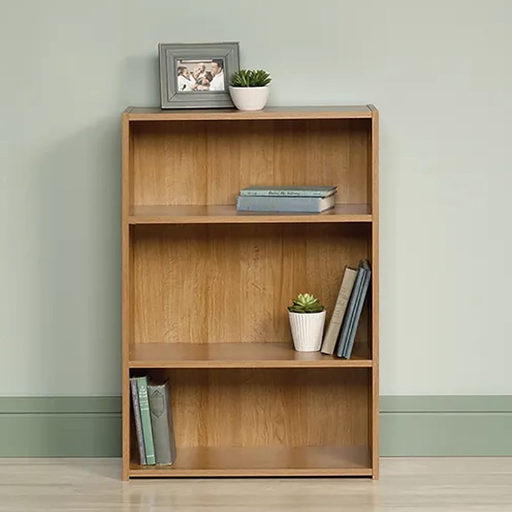 Sauder 3-Shelf Bookcase, Highland Oak
