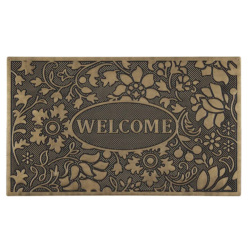 Metallic Rubber Door Mat, 18" x 30"