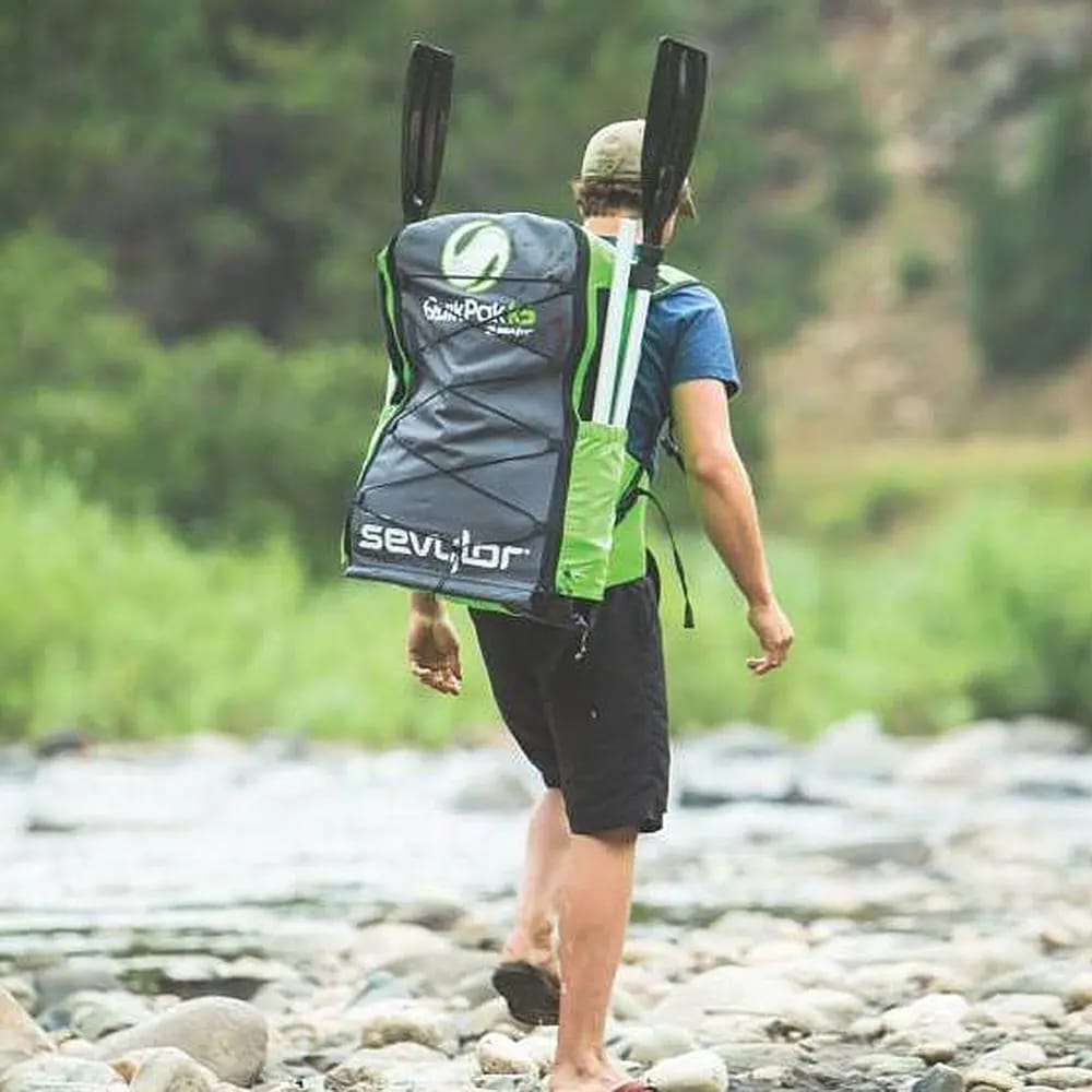 Sevylor Quickpak K5 1 Person Inflatable Kayak, Gray/Green