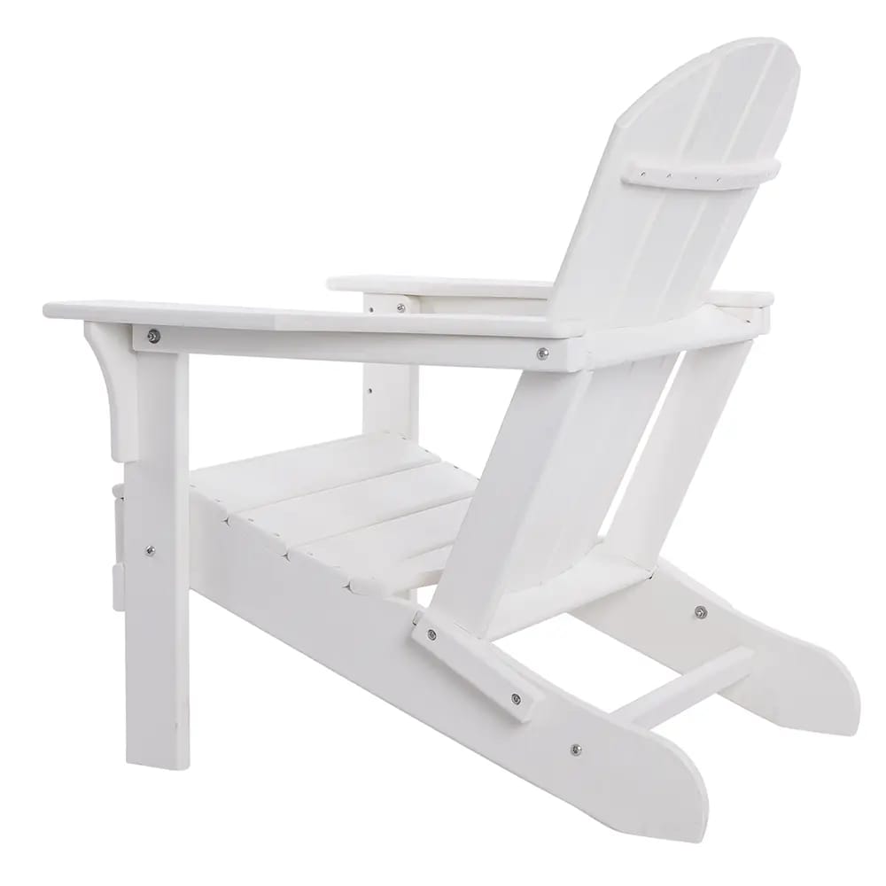 Folding Adirondack Chair, White