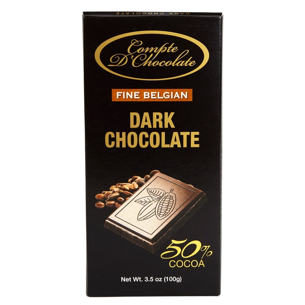 Fine Belgian Dark Chocolate, 3.5 oz