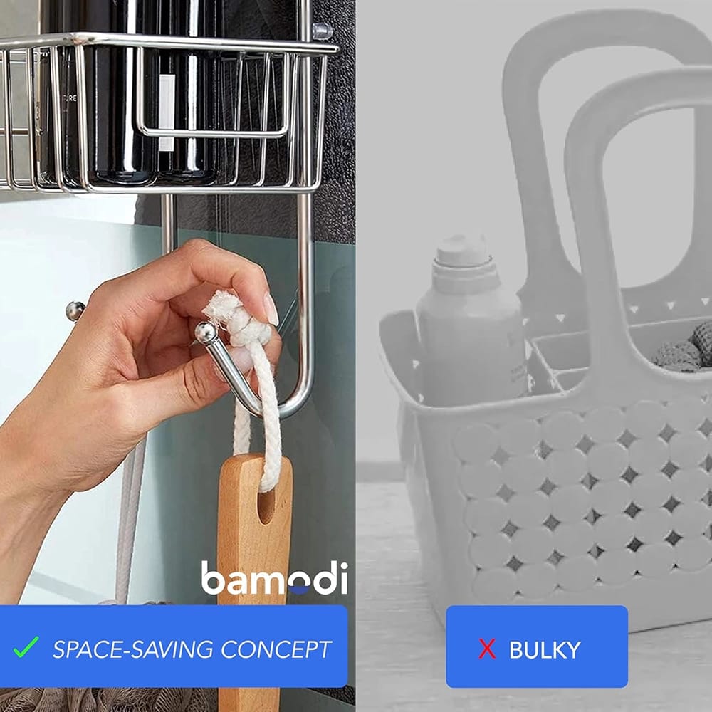 Bamodi 2-Tier Stainless Steel Shower Caddy