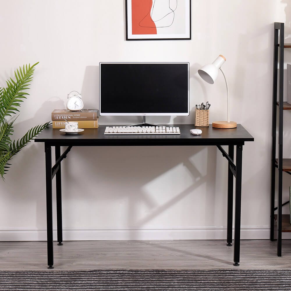 47" Foldable Desk, Black