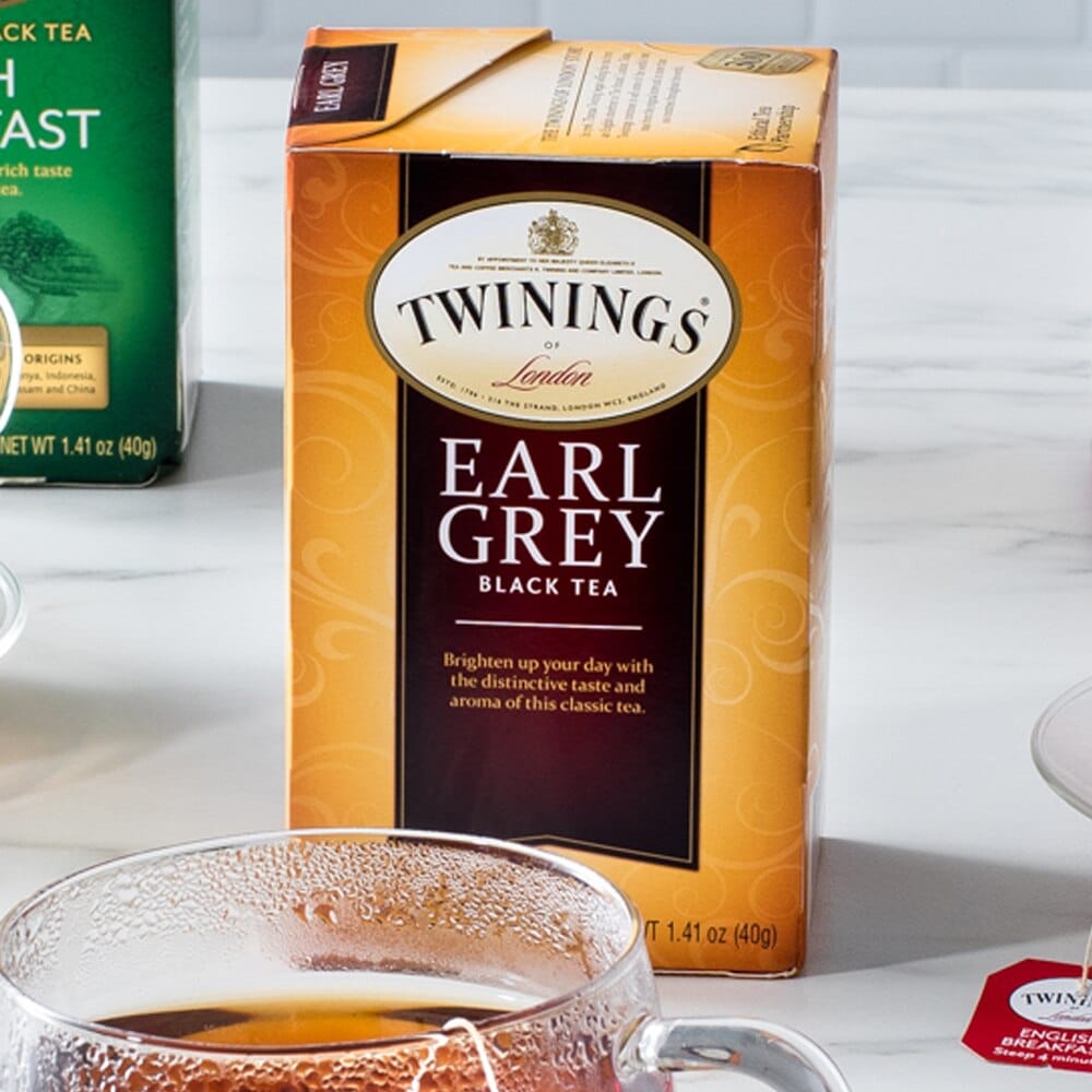 Twinings of London Earl Grey Black Tea Bags, 20 Count