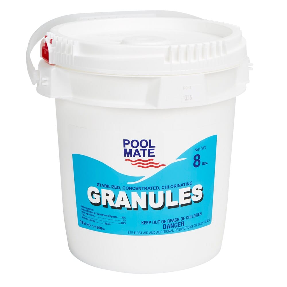 Pool Mate Chlorinating Granules, 8 lbs